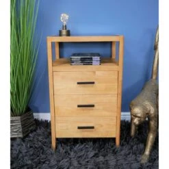 3 Drawer Wooden Storage Cabinet