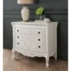 Antique White French Style Chest
