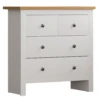 Arlington 2+2 White Drawer Chest -Cheap Bed Store arlington 2 2 white drawer chest p73179 112024 zoom