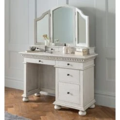 Bakersfield Grey Antique French Style Dressing Table