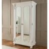 Bakersfield White Antique French Style Wardrobe