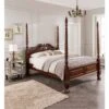 Barley Twist Mahogany Four Poster Antique French Style Bed -Cheap Bed Store barley twist mahogany four poster antique french style bed p38348 30578 zoom