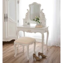 Baroque Antique French Style Dressing Table Set