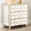 Becca 3 Drawer Mirrored Chest