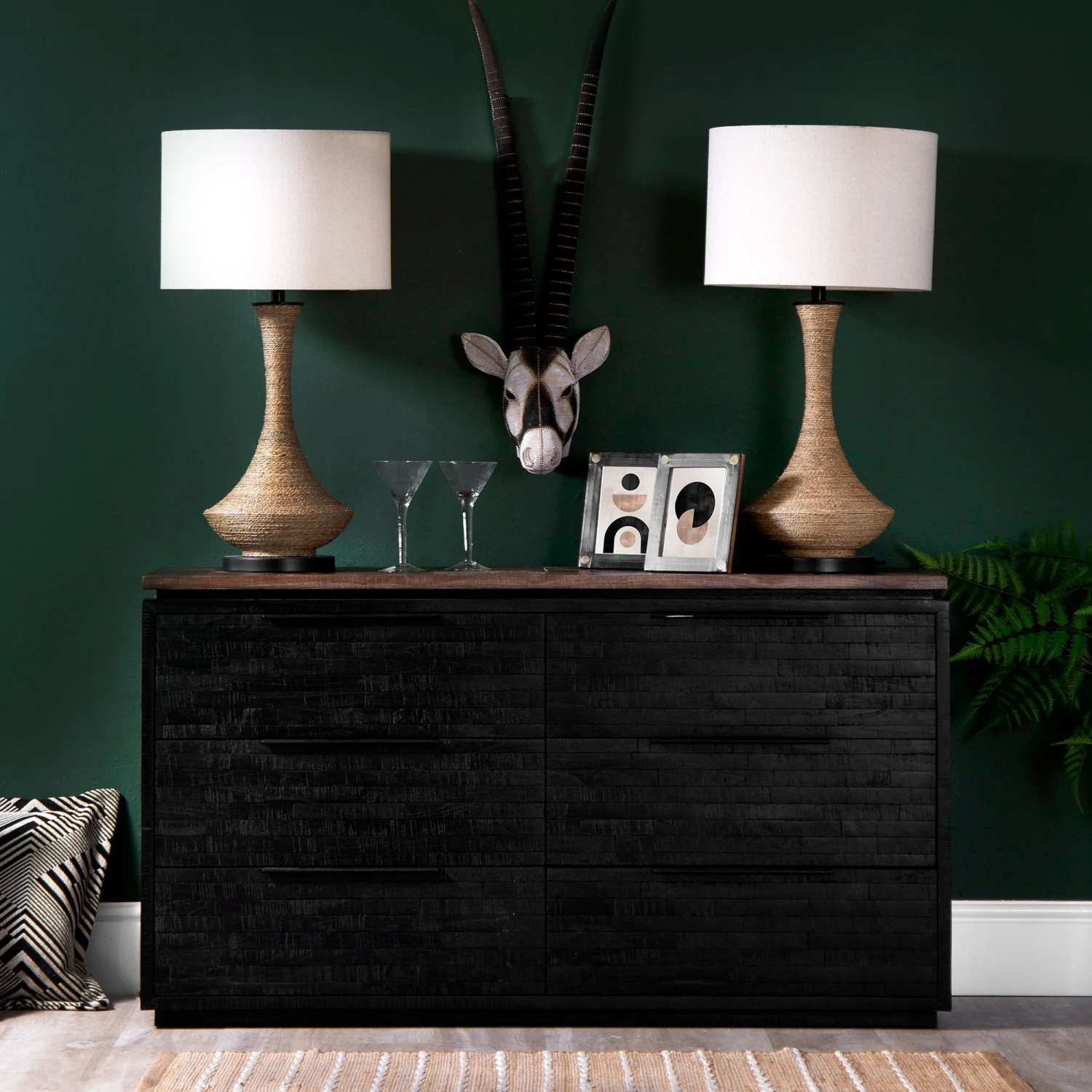 Bilbee Teak 6 Drawer Chest 3 Bilbee Teak 6 Drawer Chest