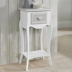 Brittany 1 Drawer Bedside Table
