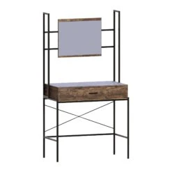Brooklyn Dark Wood 1 Drawer Dressing Table