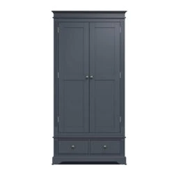 Burlington Midnight Grey 2 Door Wardrobe -Cheap Bed Store burlington midnight grey 2 door wardrobe p74513 113675 zoom