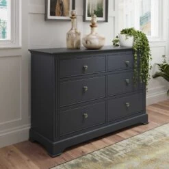 Burlington Midnight Grey 6 Drawer Chest