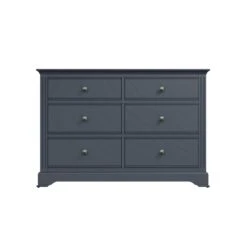 Burlington Midnight Grey 6 Drawer Chest -Cheap Bed Store burlington midnight grey 6 drawer chest p74509 113644 zoom