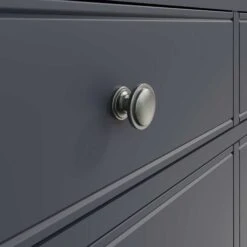 Burlington Midnight Grey 6 Drawer Chest -Cheap Bed Store burlington midnight grey 6 drawer chest p74509 113646 zoom