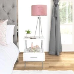 Charlotte 1 Drawer Bedside