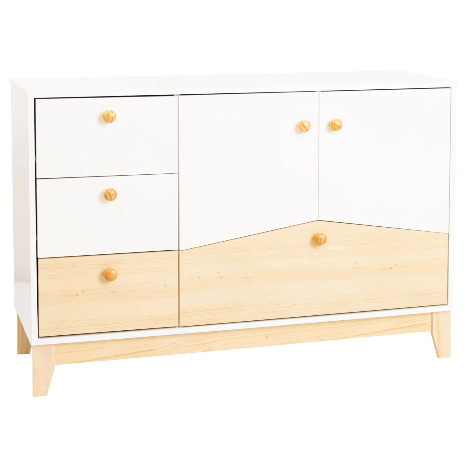 Cody White & Pine Effect Bedroom Set 5 Cody White & Pine Effect Bedroom Set - Image 3