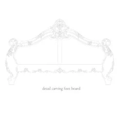 Crushed Velvet Silver Antique French Style Bed -Cheap Bed Store crushed velvet silver antique french style bed p44028 108826 zoom