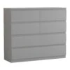 Denver 8 Drawer Grey Chest