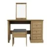 Devon Dressing Table Set Oak -Cheap Bed Store devon dressing table set oak p73105 111917 zoom