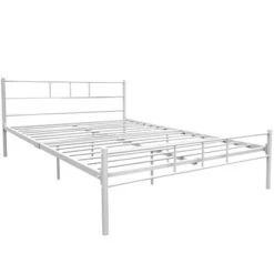 Dorset White Metal Bed -Cheap Bed Store dorset white metal bed p73041 135876 zoom