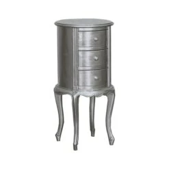 Drum Antique French Style Nightstand