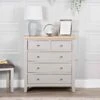 Eastbury Grey 2 Over 3 Chest -Cheap Bed Store eastbury grey 2 over 3 chest p81547 164624 zoom