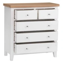 Eastbury White 2 Over 3 Chest -Cheap Bed Store eastbury white 2 over 3 chest p81555 164700 zoom