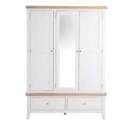 Eastbury White 3 Door Wardrobe -Cheap Bed Store eastbury white 3 door wardrobe p81556 164707 zoom