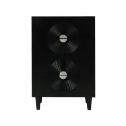 Elon 4 Drawer Black Tallboy Cabinet With Smoked Mirror Top -Cheap Bed Store elon 4 drawer black tallboy cabinet with smoked mirror top p81355 163622 zoom