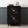 Elon 4 Drawer Black Tallboy Cabinet With Smoked Mirror Top -Cheap Bed Store elon 4 drawer black tallboy cabinet with smoked mirror top p81355 178782 zoom
