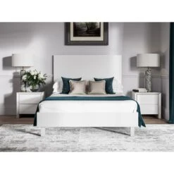 Elstrow Gloss White Bed -Cheap Bed Store elstrow gloss white bed p82419 167937 zoom