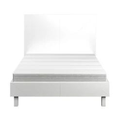 Elstrow Gloss White Bed -Cheap Bed Store elstrow gloss white bed p82419 167939 zoom