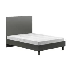Elstrow Grey Matt Dark Grey Bed -Cheap Bed Store elstrow grey matt dark grey bed p82413 167875 zoom