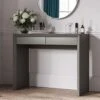 Elstrow Grey Matt Dark Grey Dressing Table -Cheap Bed Store elstrow grey matt dark grey dressing table p82415 167902 zoom