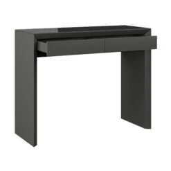 Elstrow Grey Matt Dark Grey Dressing Table -Cheap Bed Store elstrow grey matt dark grey dressing table p82415 167907 zoom
