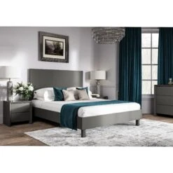 Elstrow Grey Matt Dark Grey Dressing Table -Cheap Bed Store elstrow grey matt dark grey dressing table p82415 167909 zoom