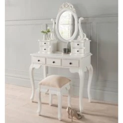 Emmanuelle Antique French Style Dressing Table Set