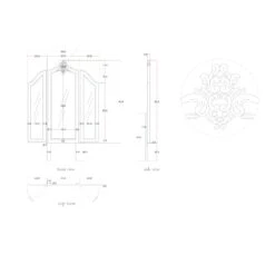 Estelle Antique French Style Dressing Table -Cheap Bed Store estelle antique french style dressing table p40369 108113 zoom