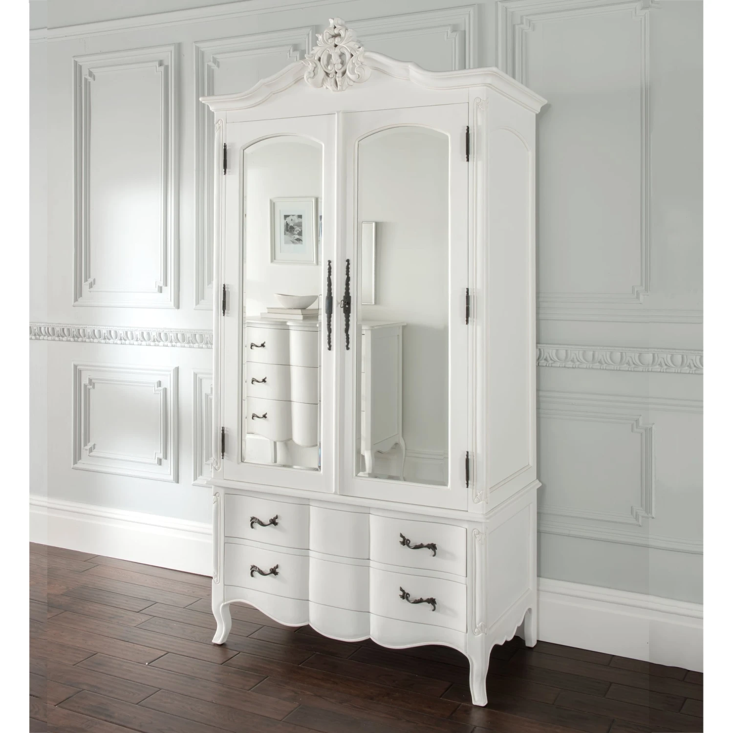 Estelle Antique French Style Wardrobe 3 Estelle Antique French Style Wardrobe