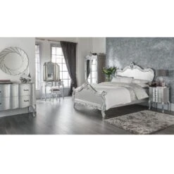 Estelle Silver Antique French Style Bed -Cheap Bed Store estelle silver antique french style bed p40518 27726 zoom