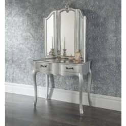 Estelle Silver Antique French Style Dressing Table