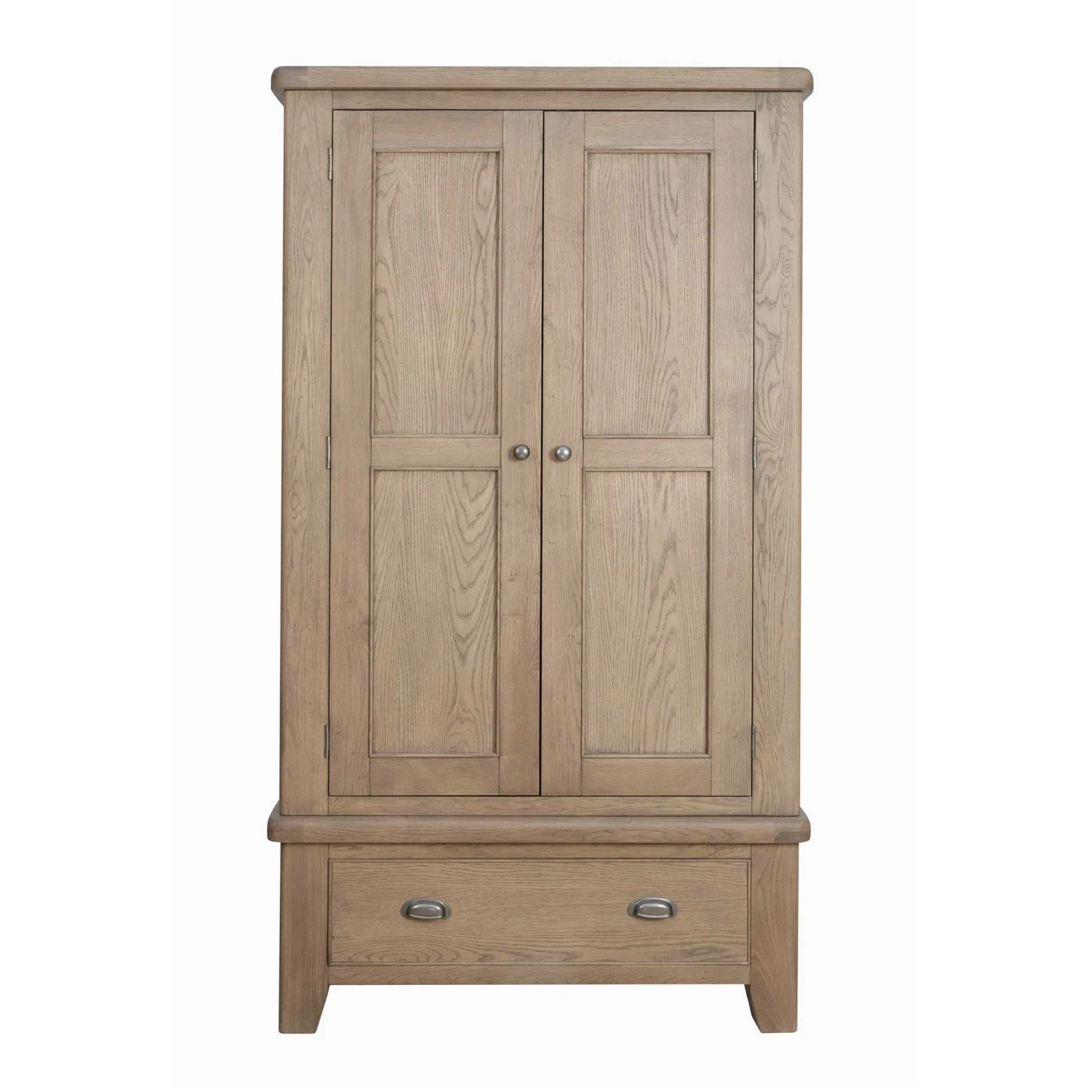 Hampton Oak 2 Door Wardrobe 3 Hampton Oak 2 Door Wardrobe