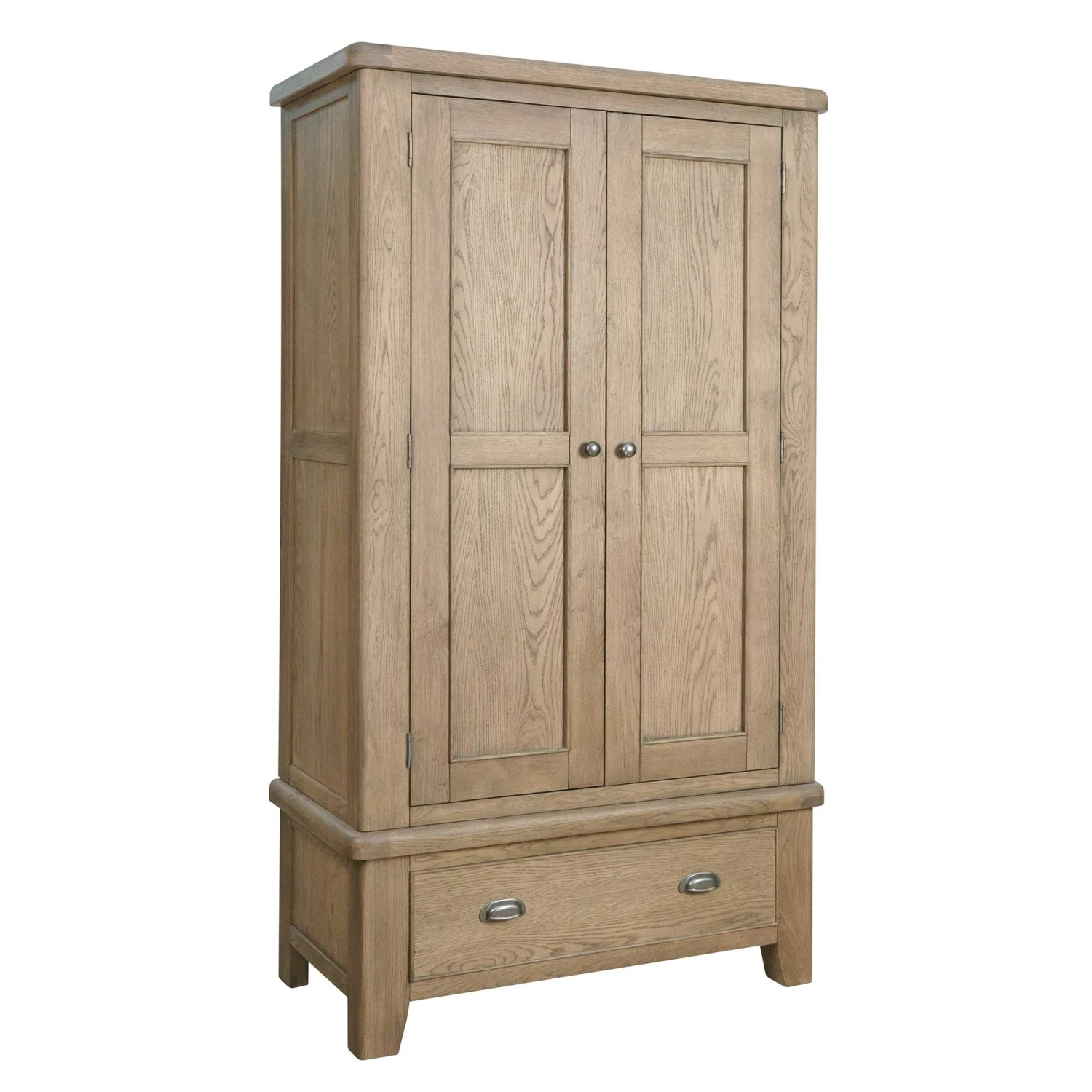 Hampton Oak 2 Door Wardrobe 5 Hampton Oak 2 Door Wardrobe - Image 3