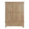Hampton Oak 3 Door Wardrobe -Cheap Bed Store hampton oak 3 door wardrobe p74669 114282 zoom