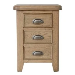 Hampton Oak Bedside Cabinet