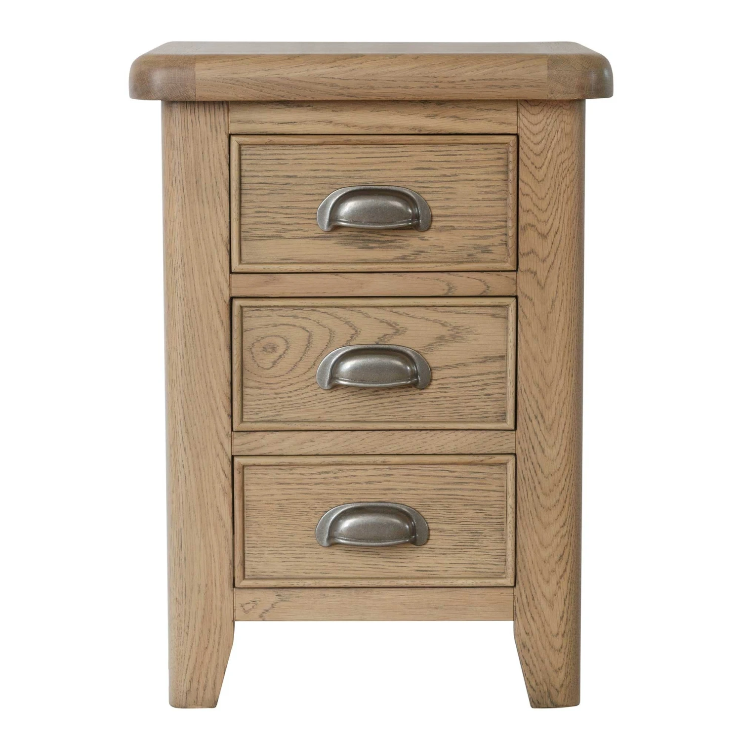 Hampton Oak Bedside Cabinet 3 Hampton Oak Bedside Cabinet