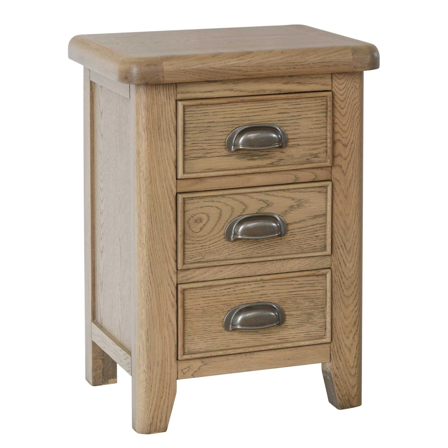 Hampton Oak Bedside Cabinet 5 Hampton Oak Bedside Cabinet - Image 3