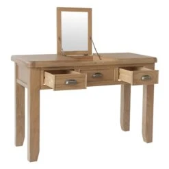 Hampton Oak Dressing Table -Cheap Bed Store hampton oak dressing table p74665 114264 zoom