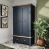 Hopton Blue 2 Door Wardrobe