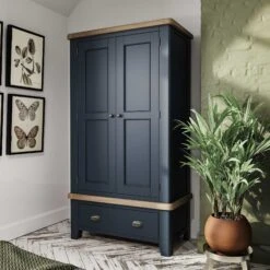 Hopton Blue 2 Door Wardrobe