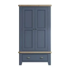 Hopton Blue 2 Door Wardrobe -Cheap Bed Store hopton blue 2 door wardrobe p74723 114652 zoom
