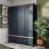 Hopton Blue 3 Door Wardrobe -Cheap Bed Store hopton blue 3 door wardrobe p74724 114658 zoom