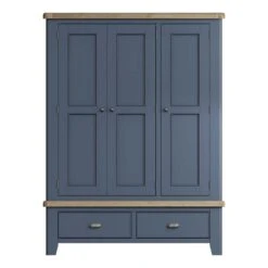 Hopton Blue 3 Door Wardrobe -Cheap Bed Store hopton blue 3 door wardrobe p74724 114661 zoom